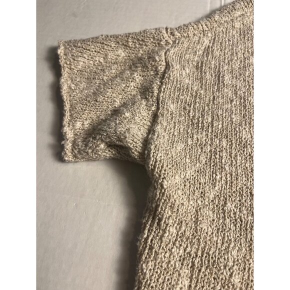 Eileen Fisher Button Front V-Neck Cardigan Sweater Womens XS Linen Blend Knit - Picture 5 of 10